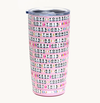 Little Words Project Beaded Tumbler