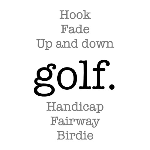 Golf Definition Coaster