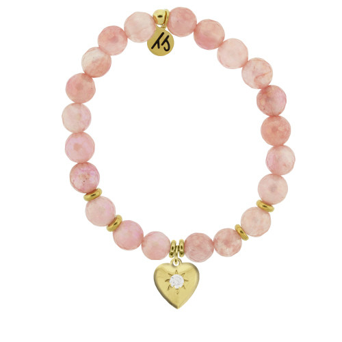 T Jazelle Watermelon Quartz Self Love Gold