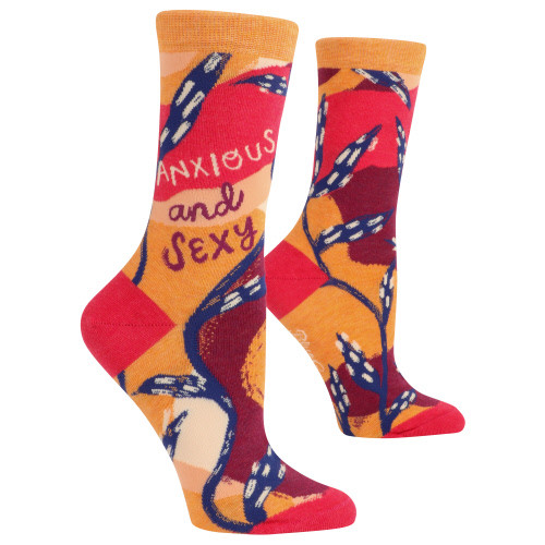 Anxious and Sexy Crew Socks