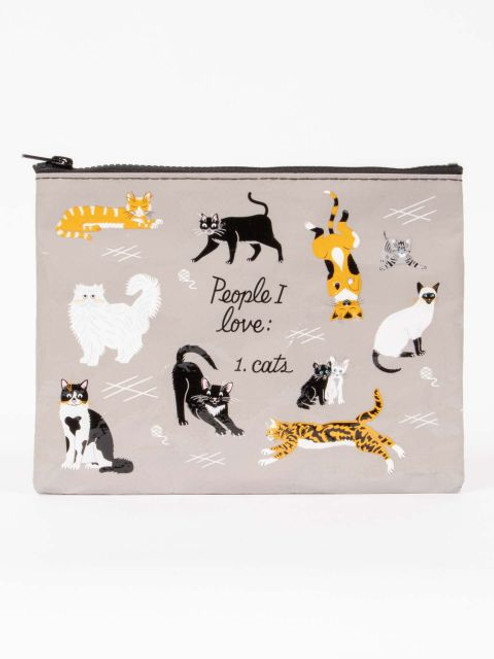 People I Love: Cats Zipper Pouch