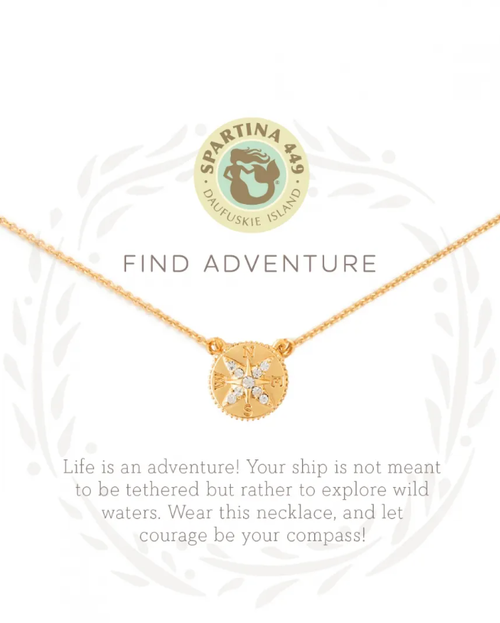 Find Adventure Necklace Gold