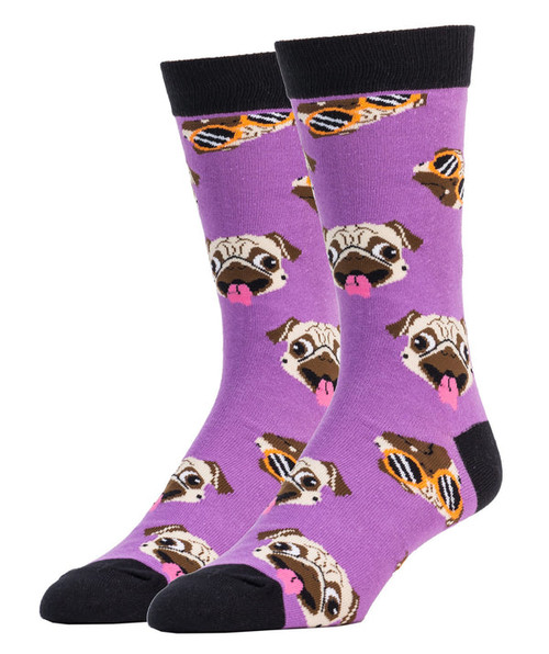 Pugtastic Men's Crew Socks