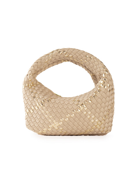 Carrie Mini Hobo Buff woven