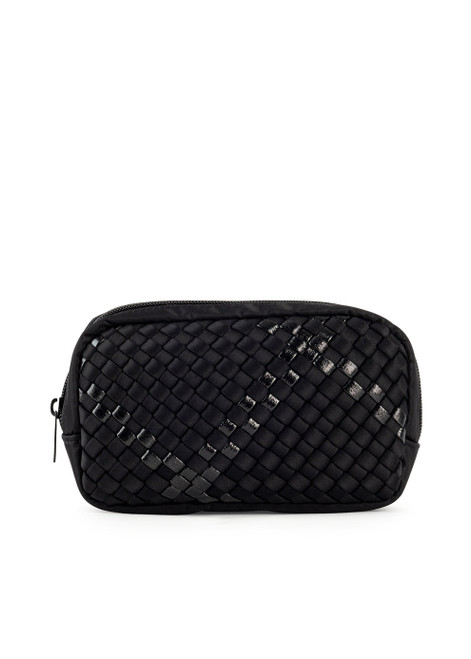 Ally Cosmetic Case Noir woven