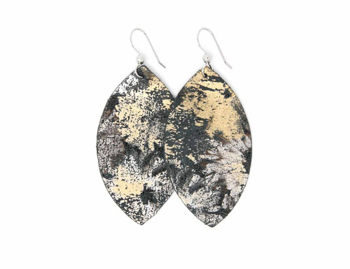 Maymont Dusk Leather Earrings Large