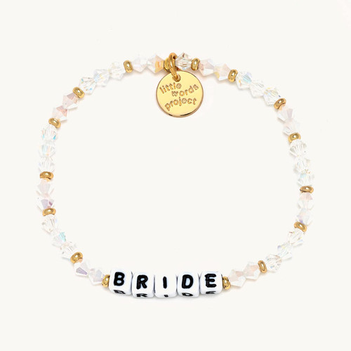 Bride Lace White Letters