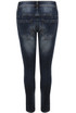 Blue Washed Mid Rise Jeans
