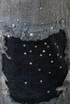 Ripped Embellished Jeans With Patch Work Detail