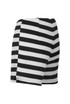 Black Cream Stripe Shorts