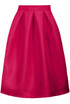 Pin Tuck Waist Band Side Zip Up Flared Skirts - 9 Colours
