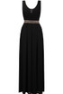 Front Lace Pleated Trimming Back Zip Up Maxi Dress - 3 Colours