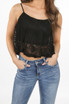 Crochet Lined Cami Tops - 2 Colours