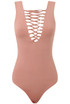 Front Tie Bodysuit - 6 Colours