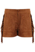 Faux Suede Fringe Shorts - 3 Colours