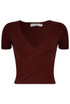 Basic Wrap Front Crop Top - 5 Colours