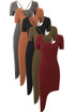 Asymmetric Short Sleeve Bodycon Dress - 5 Colours