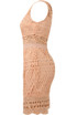 Cut Out Textured Lined Bodycon Dress - 3 Colours