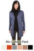 Knit Hooded Cardigan - Mix Colours Pack