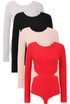 Cut Out Stretch Bodysuit - 4 Colours