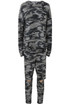 Camouflage Ripped Knee Tracksuit