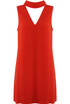 Cut Out Neck Mini Dress - 4 Colours