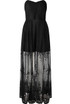 Lace Bandeau Chiffon Dress - 3 Colours