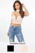 Choker Neck Bandeau Crop Tops - 3 Colours