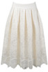 Lace Chiffon Lined Flare Skirt - 4 Colours