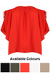 Bardot Shoulder Tie Blouse - 5 Colours