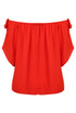 Bardot Shoulder Tie Blouse - 5 Colours