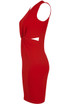 Ruched Crossover Cut Out Dress - 3 Colours