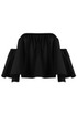 Elasticated Off Shoulder Crop Top - 4 Colours