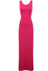 Cerise Side Cut Out Sleeveless Celebrity Maxi Dress