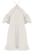 Halterneck Off Shoulder Playsuit - 3 Colours