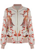 Bird Floral Printed Bomber Jackets - 2 Colours