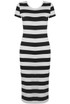 Stripe Short Sleeves Midi Dress - 4 Colours