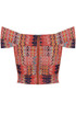 Aztec Print Off the Shoulder Tops - 2 Colours