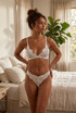 Crochet Scallop Edge Bra