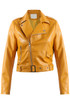 PU Waist Belt Biker Jacket - 2 Colours
