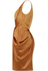 Satin Pleated Tulip Dress - 4 Colours
