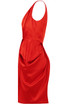 Satin Pleated Tulip Dress - 4 Colours