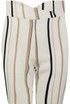 Stripe Crossover Front Cut Out Trousers - 2 Colours