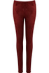 Suede Finish Side Zip Trousers - 3 Colours