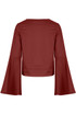 Bell Sleeves V Neck Tops - 6 Colours