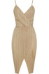 Crinkle Cross Over Bodycon Dress - 6 Colours