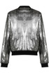 Silver Foil Bomber Jacket