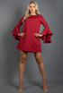 Bell Sleeves Shift Dress