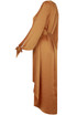 Open Sleeve Satin Wrap Front Midi Dress - 6 Colours