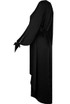 Open Sleeve Satin Wrap Front Midi Dress - 6 Colours
